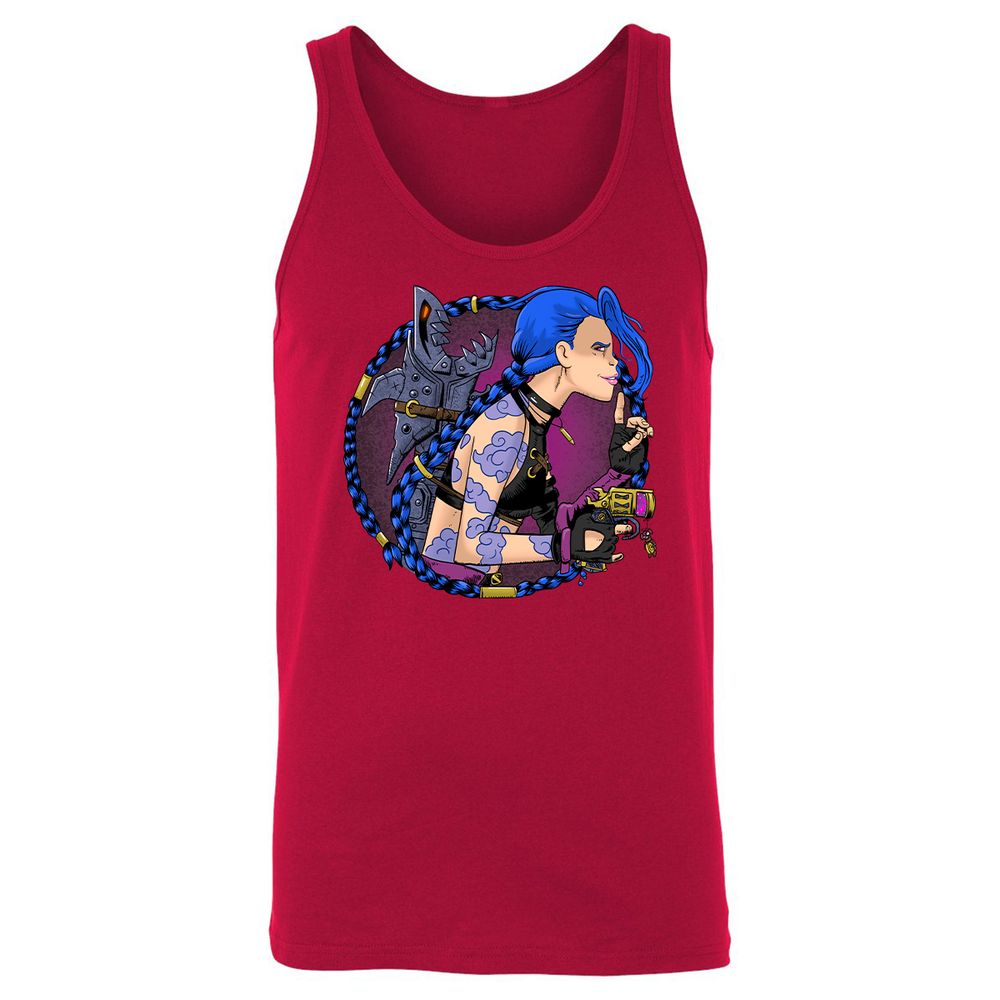 Unisex Jersey Tank - 83F31PBF - Red - 11