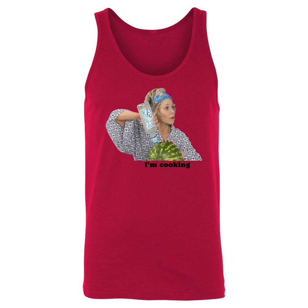 Unisex Jersey Tank - RBQNN2RQ - Red - 11