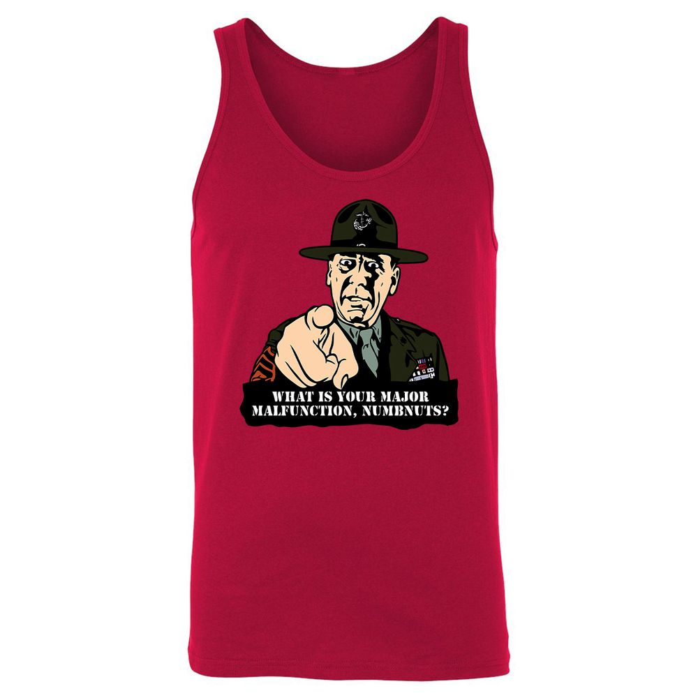Unisex Jersey Tank - 3M1RJ74V - Red - 11