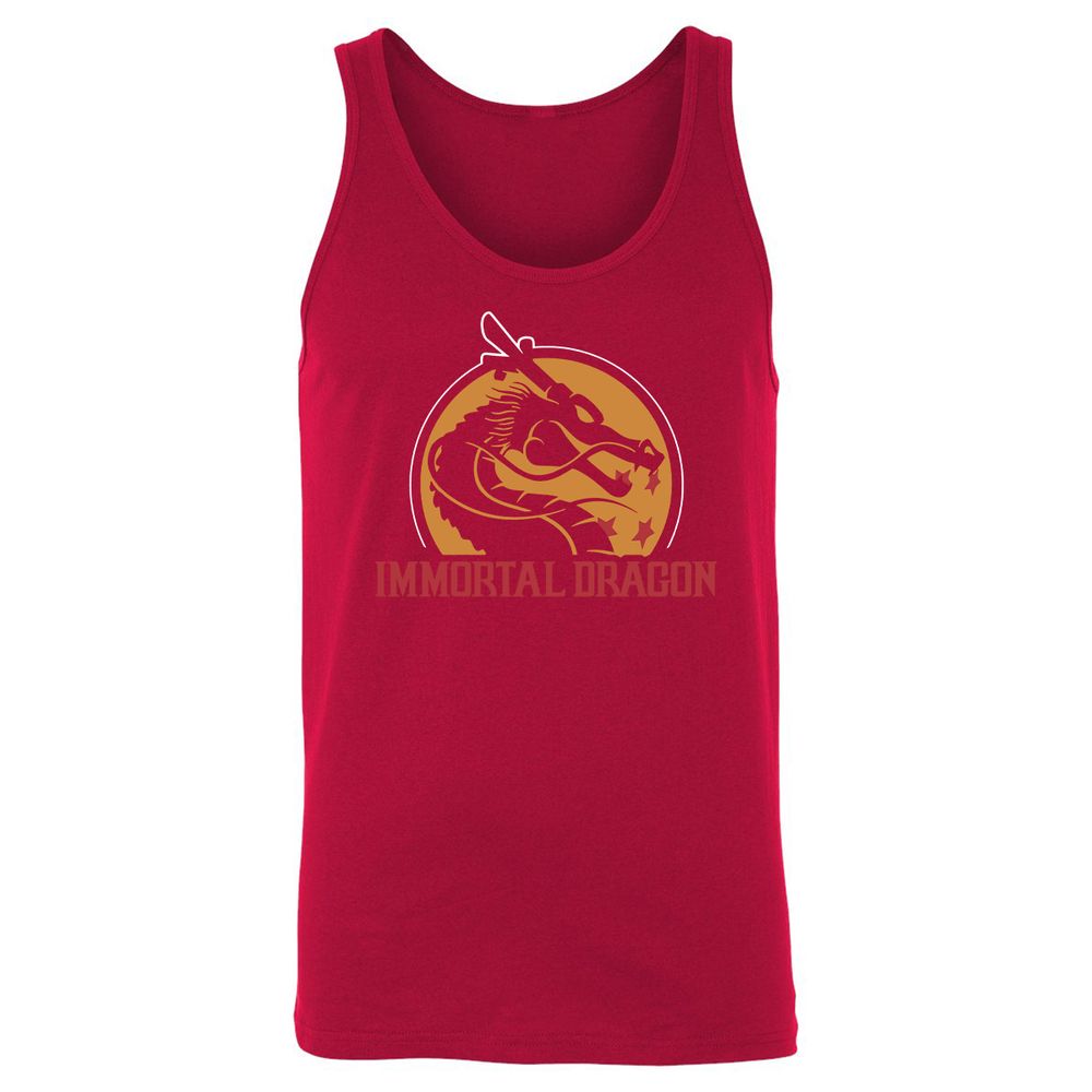 Unisex Jersey Tank - RYFXXGQU - Red - 11