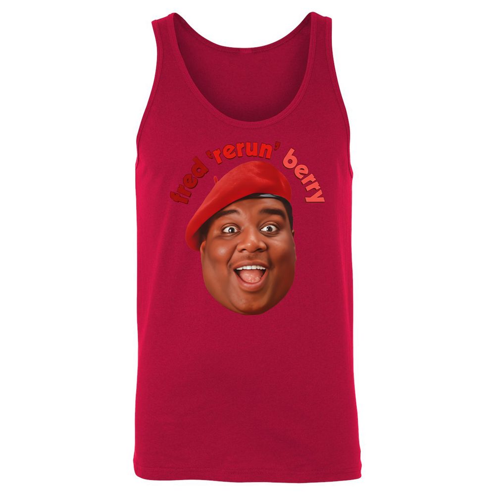Unisex Jersey Tank - GC8A96SM - Red - 11