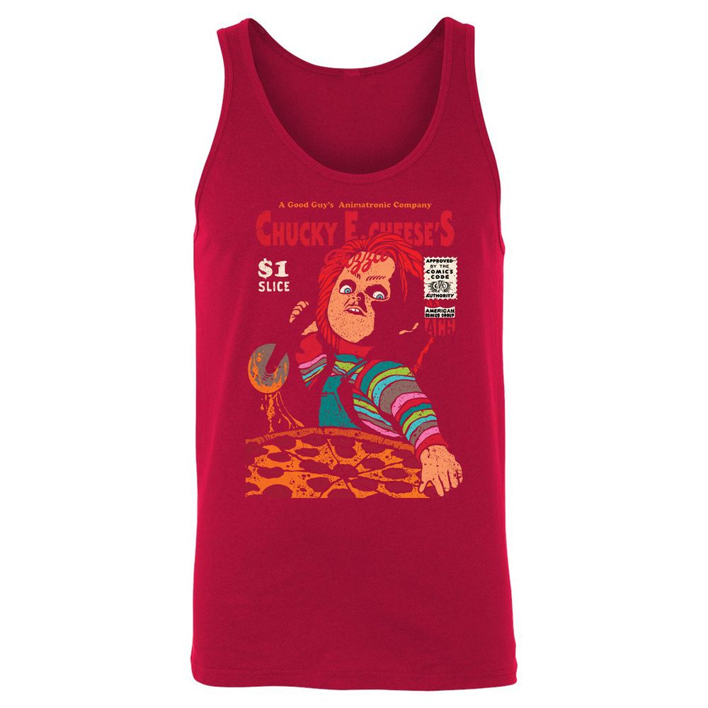 Unisex Jersey Tank - P9SGGFSW - Red - 11