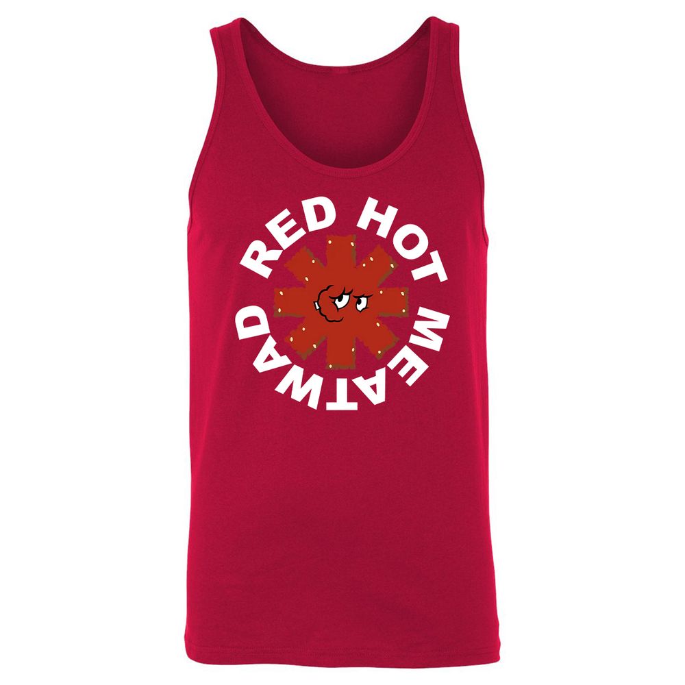 Unisex Jersey Tank - F7FU8VYB - Red - 11