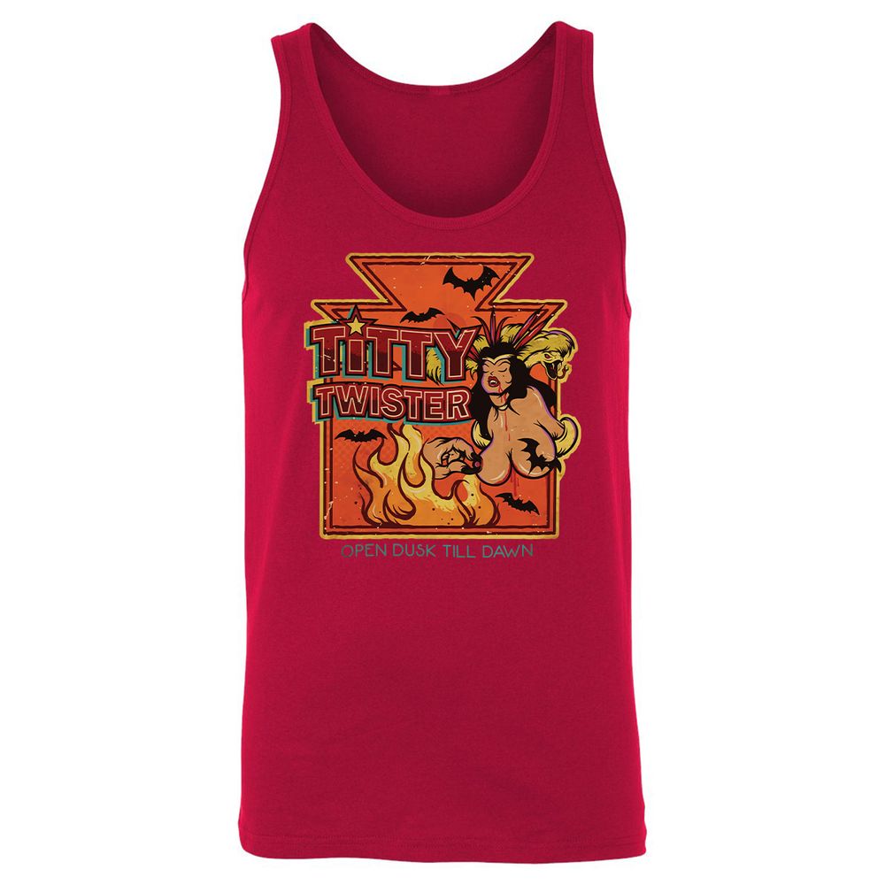 Unisex Jersey Tank - ZNUPU886 - Red - 11