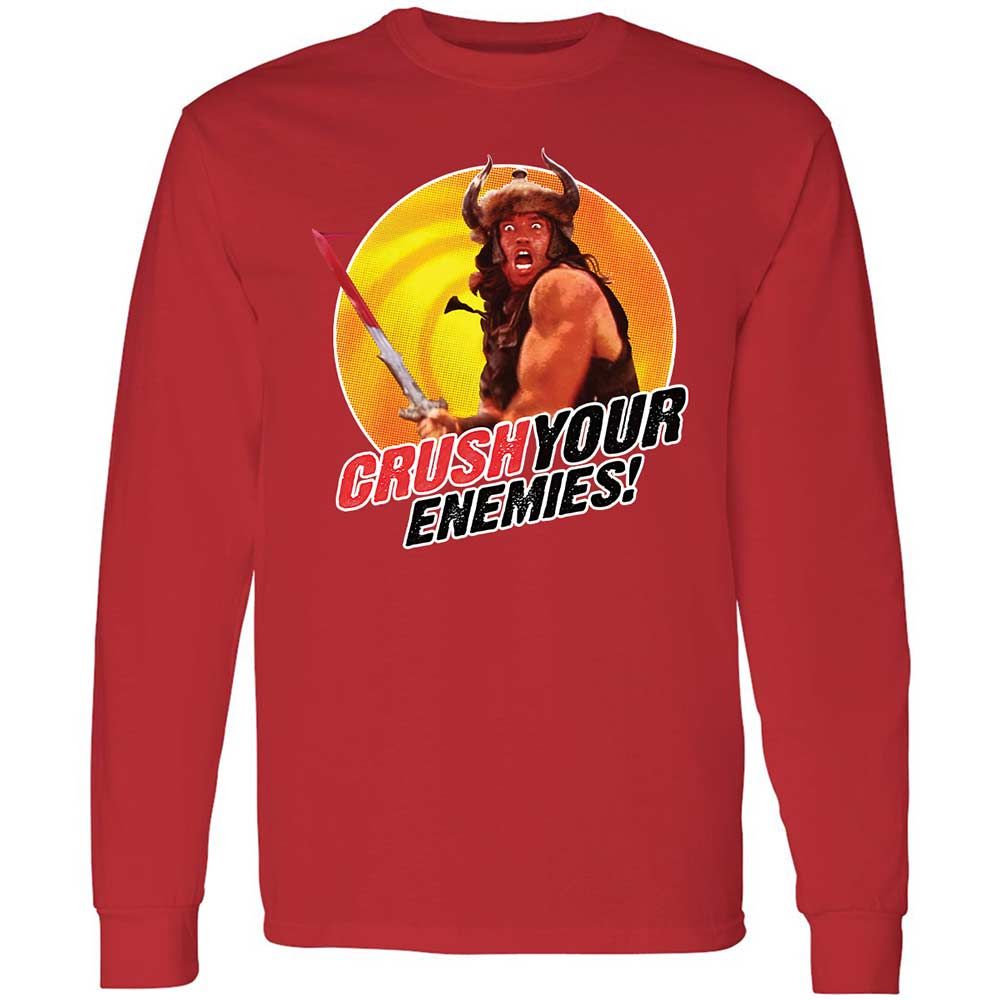 Long Sleeve T-Shirt - QKWHKPEC - Red - 11