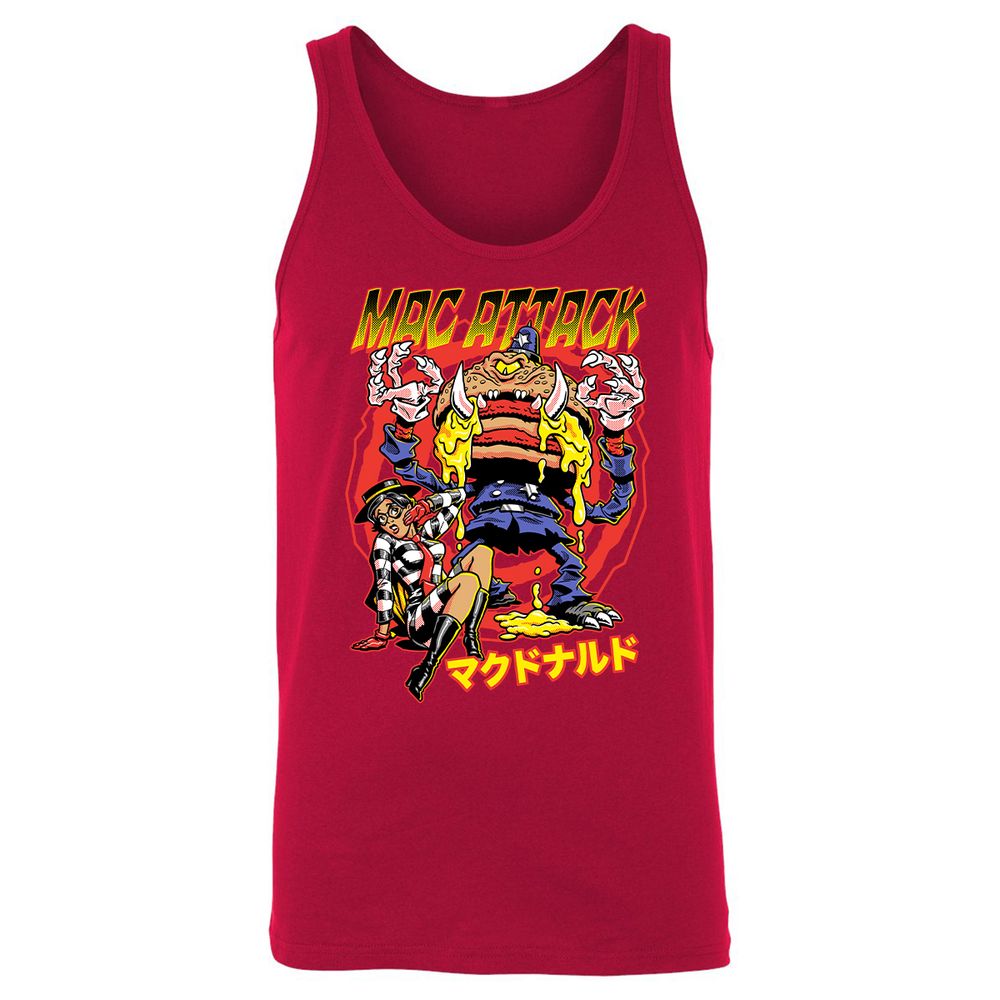 Unisex Jersey Tank - B9RMXJCQ - Red - 11