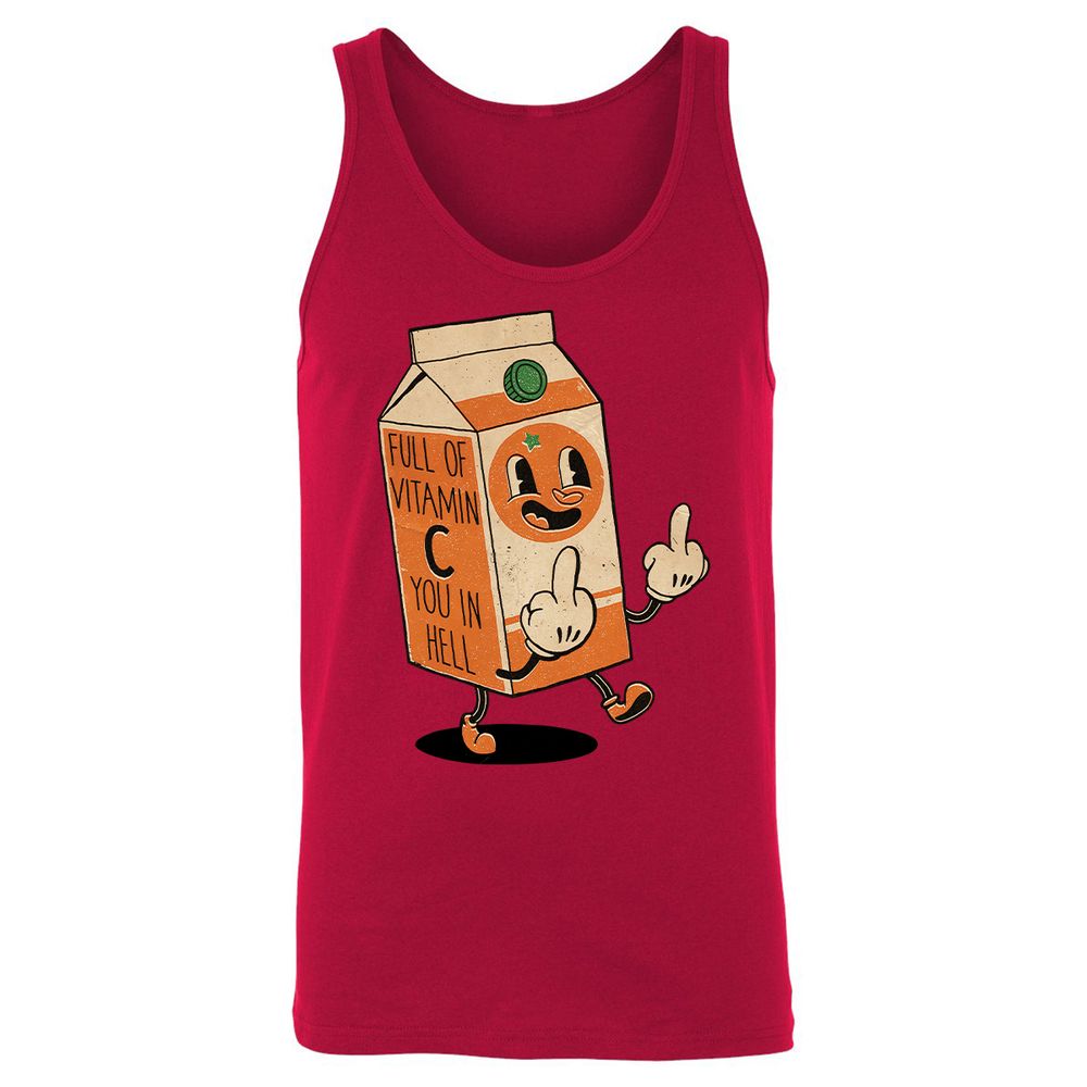 Unisex Jersey Tank - Z957S1J9 - Red - 11
