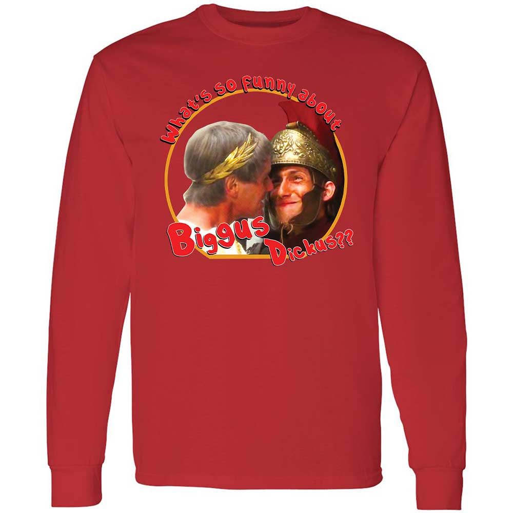 Long Sleeve T-Shirt - KDB7RB9R - Red - 11