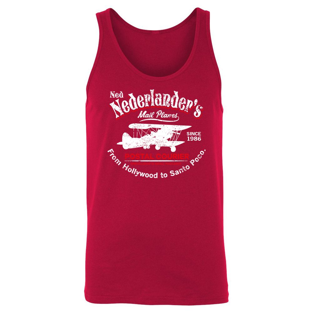 Unisex Jersey Tank - 4KLF7WQW - Red - 11