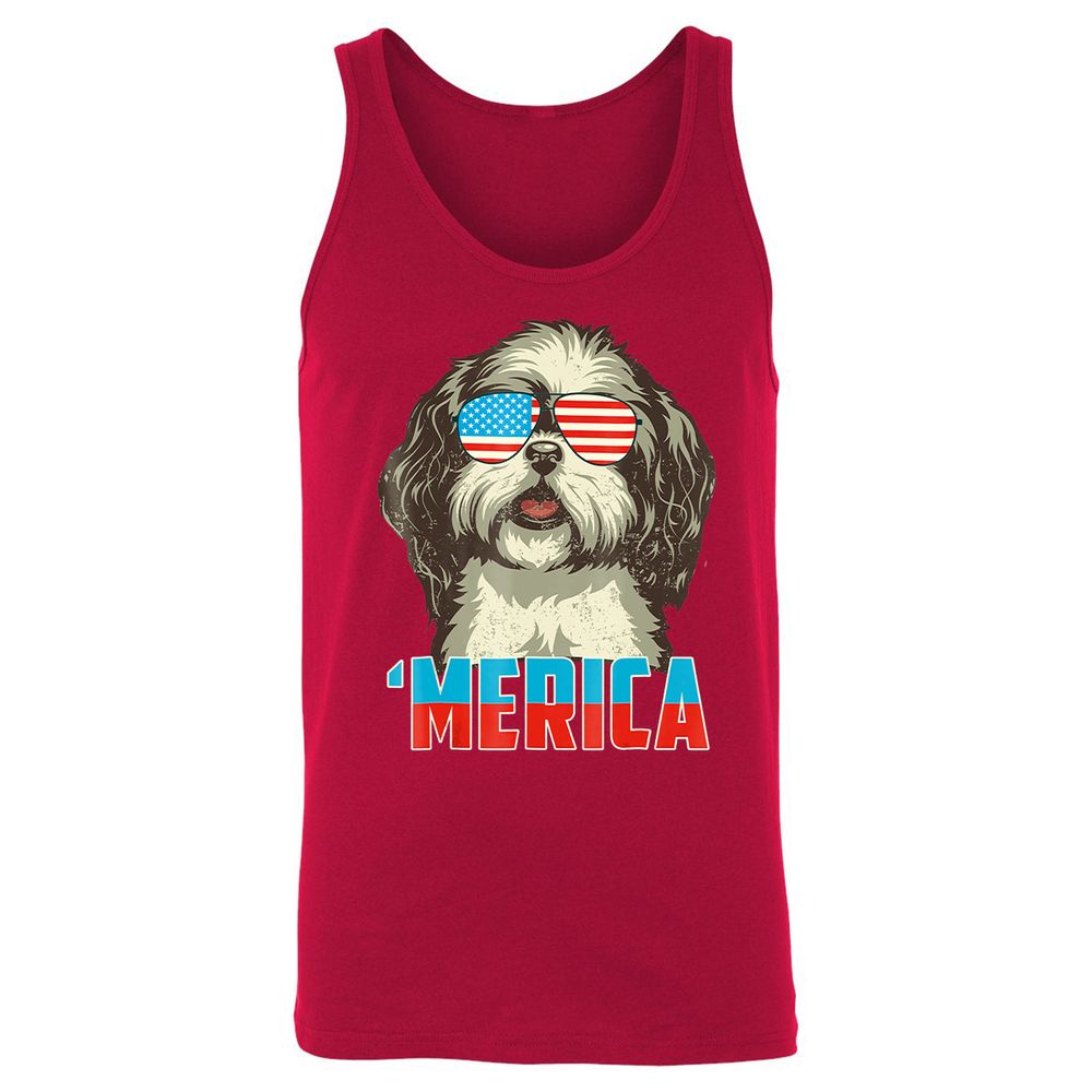 Unisex Jersey Tank - H1VNB9UJ - Red - 11