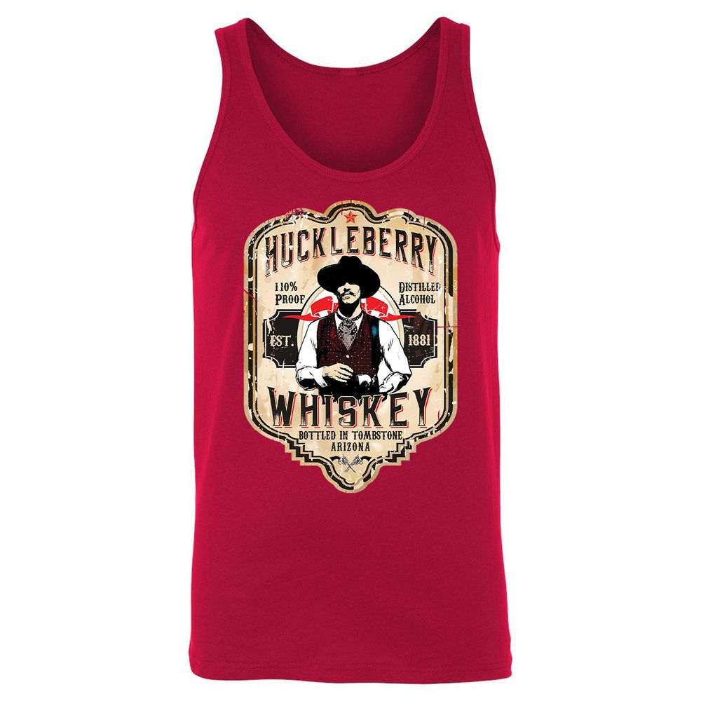 Huckleberry Whiskey Label - Red - 11