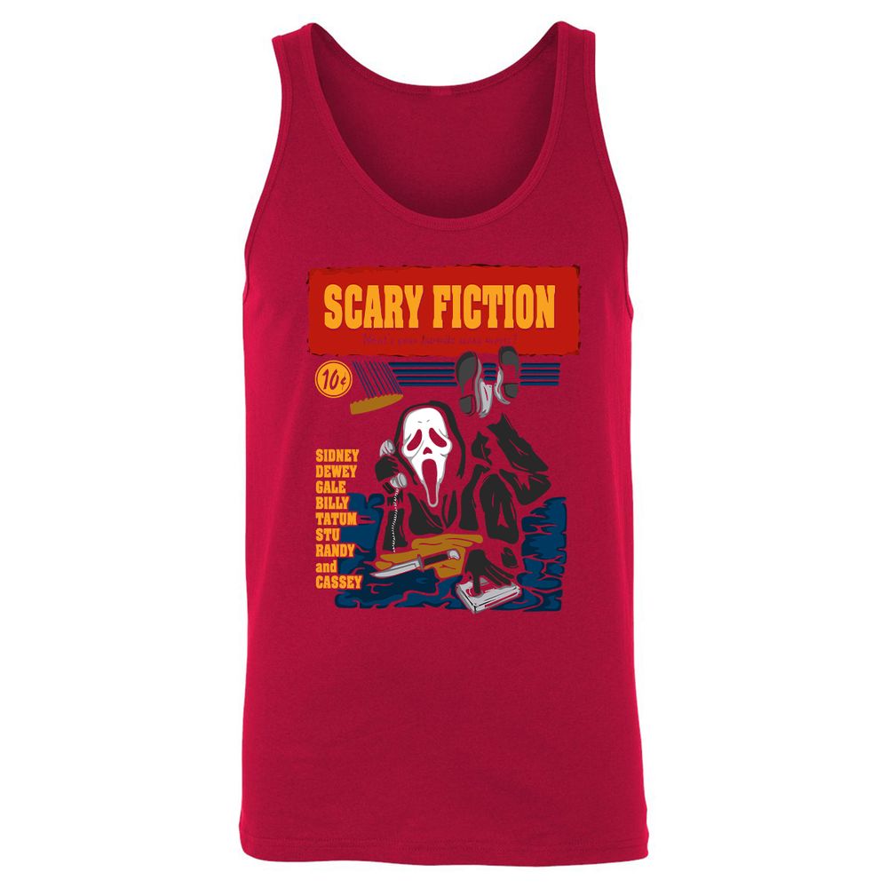 Unisex Jersey Tank - KVYMYXBL - Red - 11
