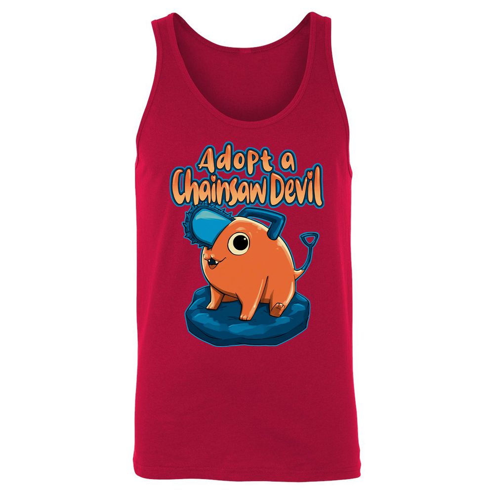 Unisex Jersey Tank - E4D6JFH6 - Red - 11
