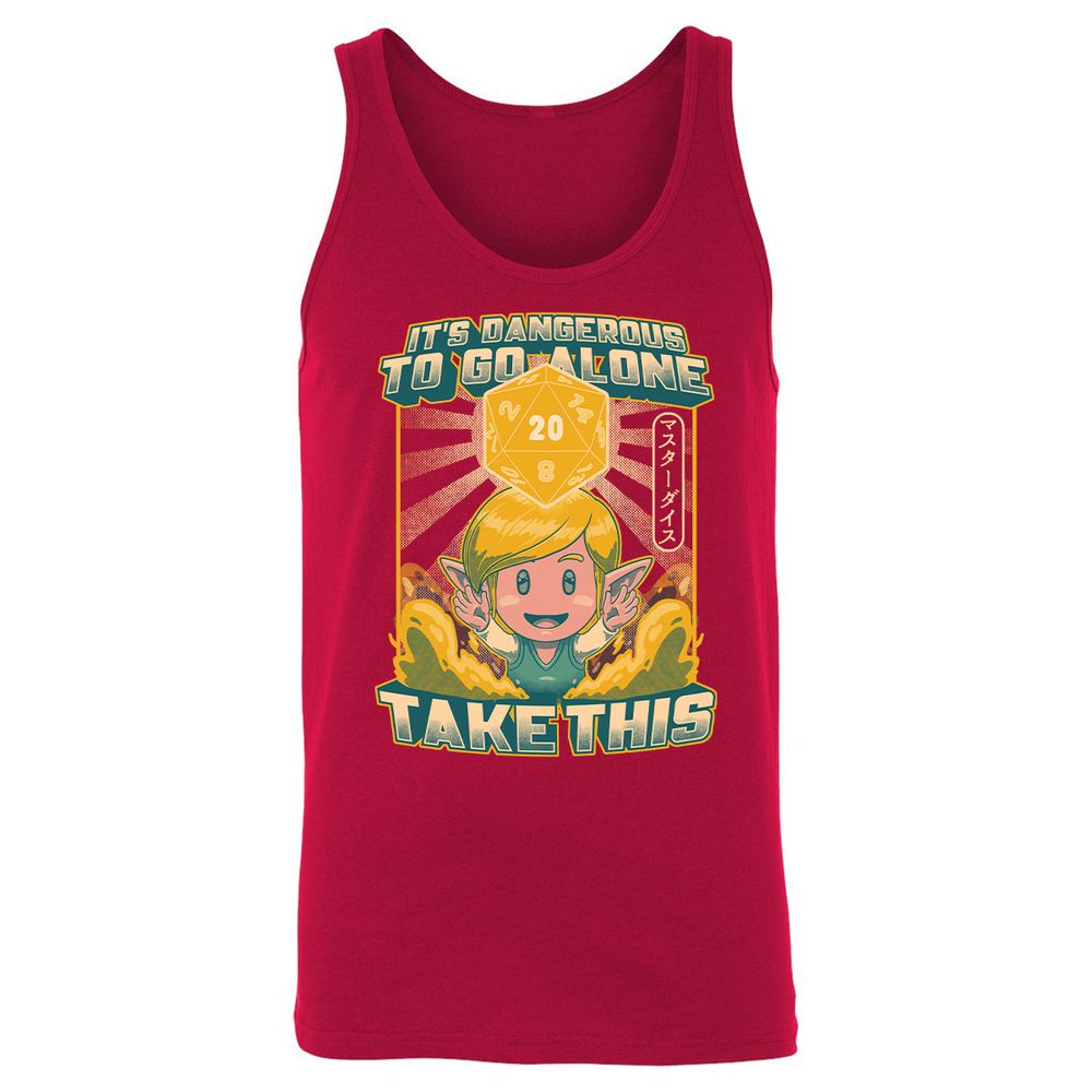 Unisex Jersey Tank - 63ZS4TQD - Red - 11