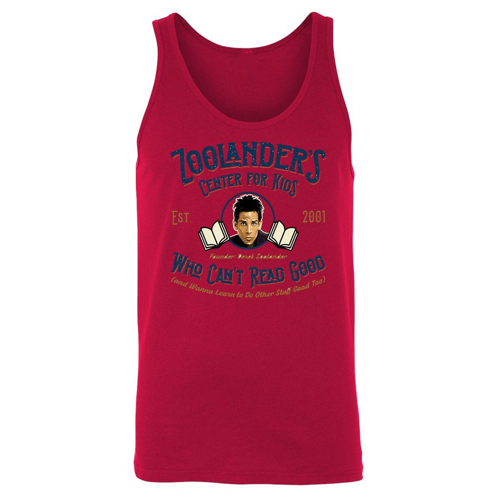 Unisex Jersey Tank - L21ZZRA6 - Red - 11