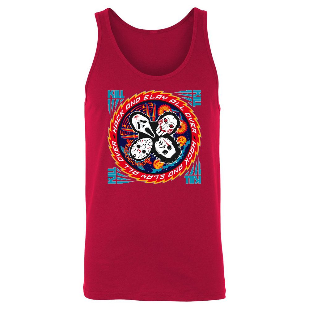 Unisex Jersey Tank - 7YKQGDUN - Red - 11