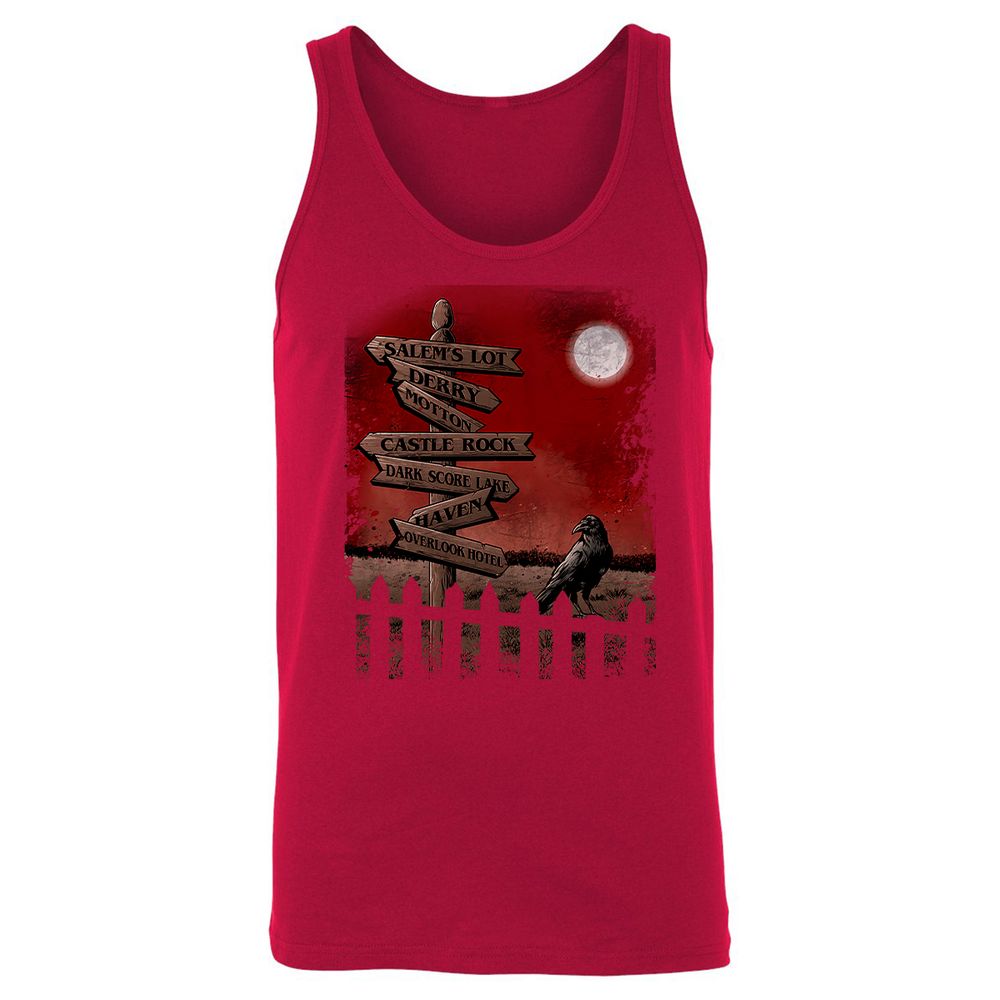 Unisex Jersey Tank - ZJTDVF34 - Red - 11