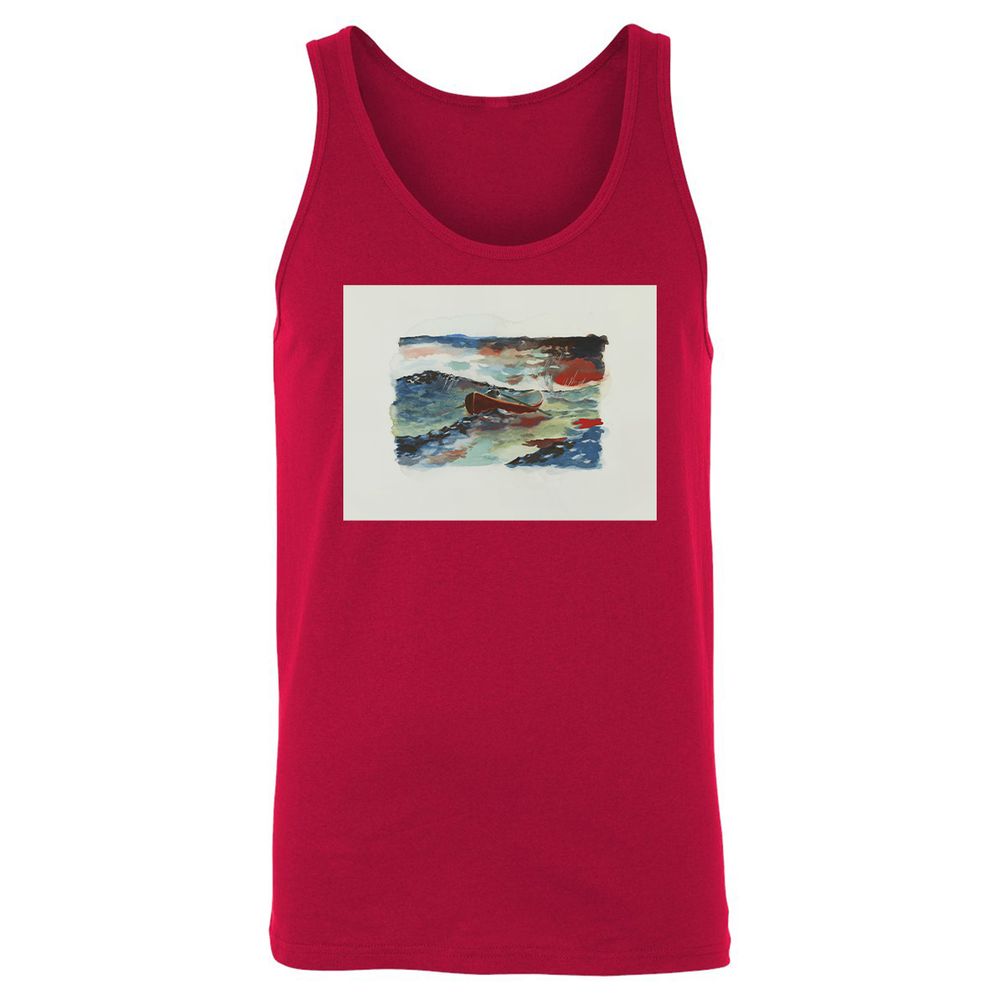 Unisex Jersey Tank - RV9UAHXJ - Red - 11
