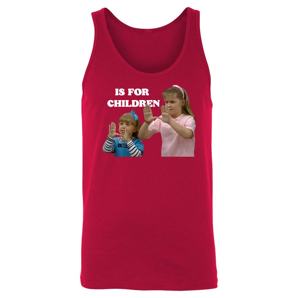 Unisex Jersey Tank - RUL9MVFM - Red - 11