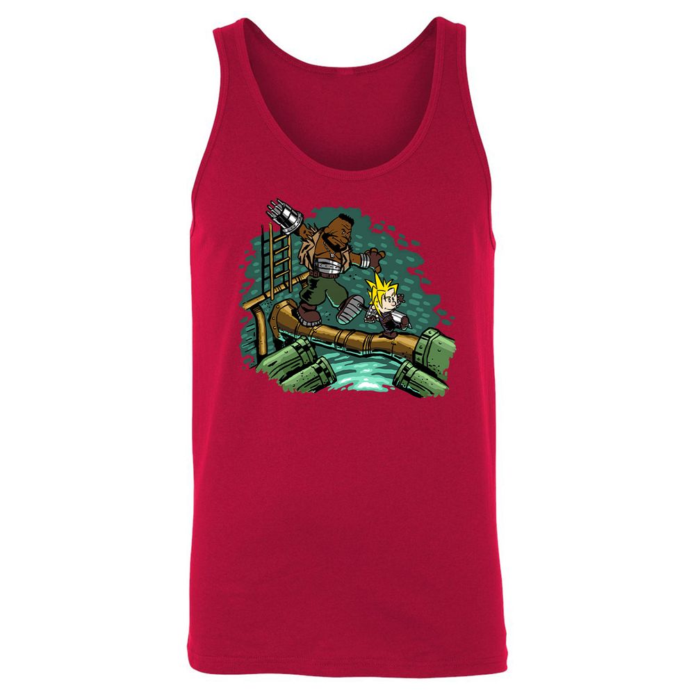 Unisex Jersey Tank - 25R73XMF - Red - 11