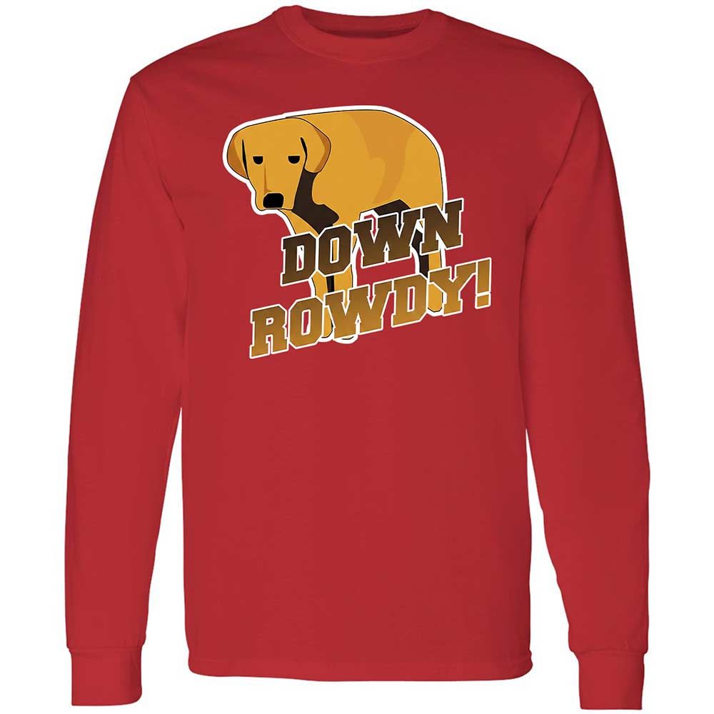 Long Sleeve T-Shirt - SD38CA9Q - Red - 11