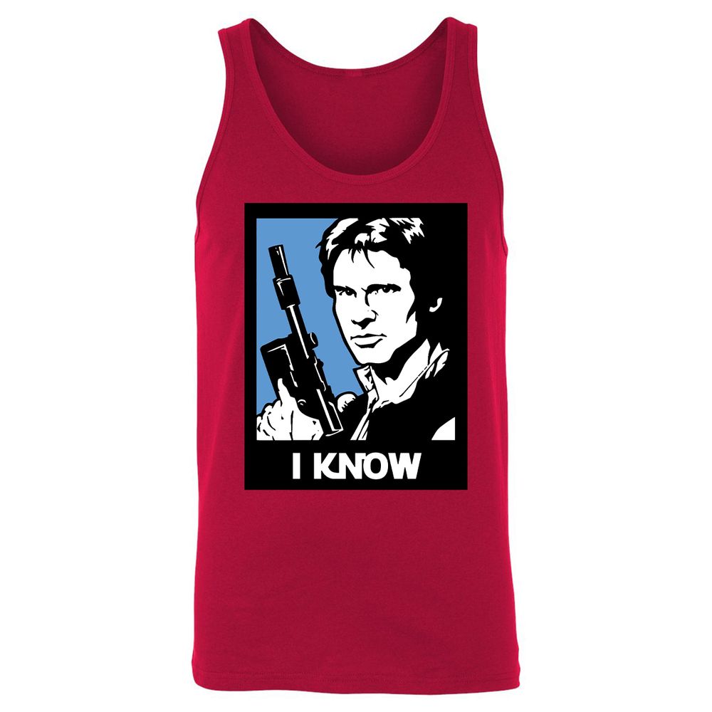 Unisex Jersey Tank - HYMQAD3L - Red - 11
