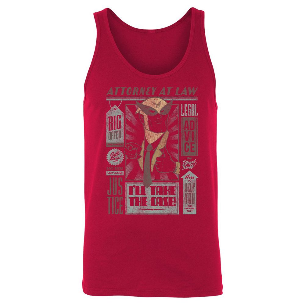 Unisex Jersey Tank - RYZ1QY46 - Red - 11