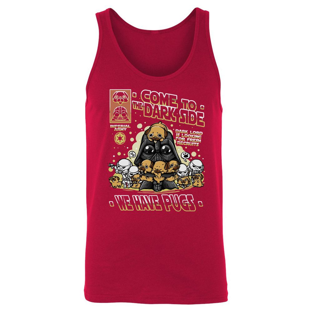 Unisex Jersey Tank - 4VPDDP8Y - Red - 11