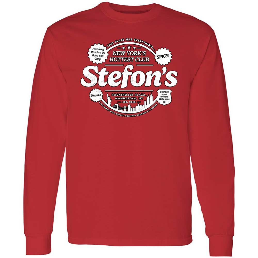 Long Sleeve T-Shirt - GGDXEYV4 - Red - 11