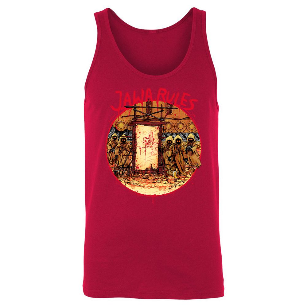 Unisex Jersey Tank - KKJ3LQFN - Red - 11