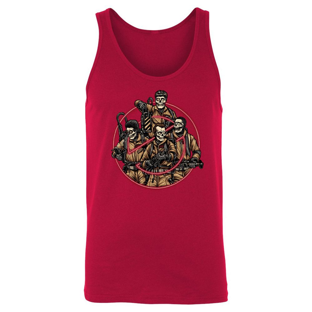Unisex Jersey Tank - R9B86CRD - Red - 11
