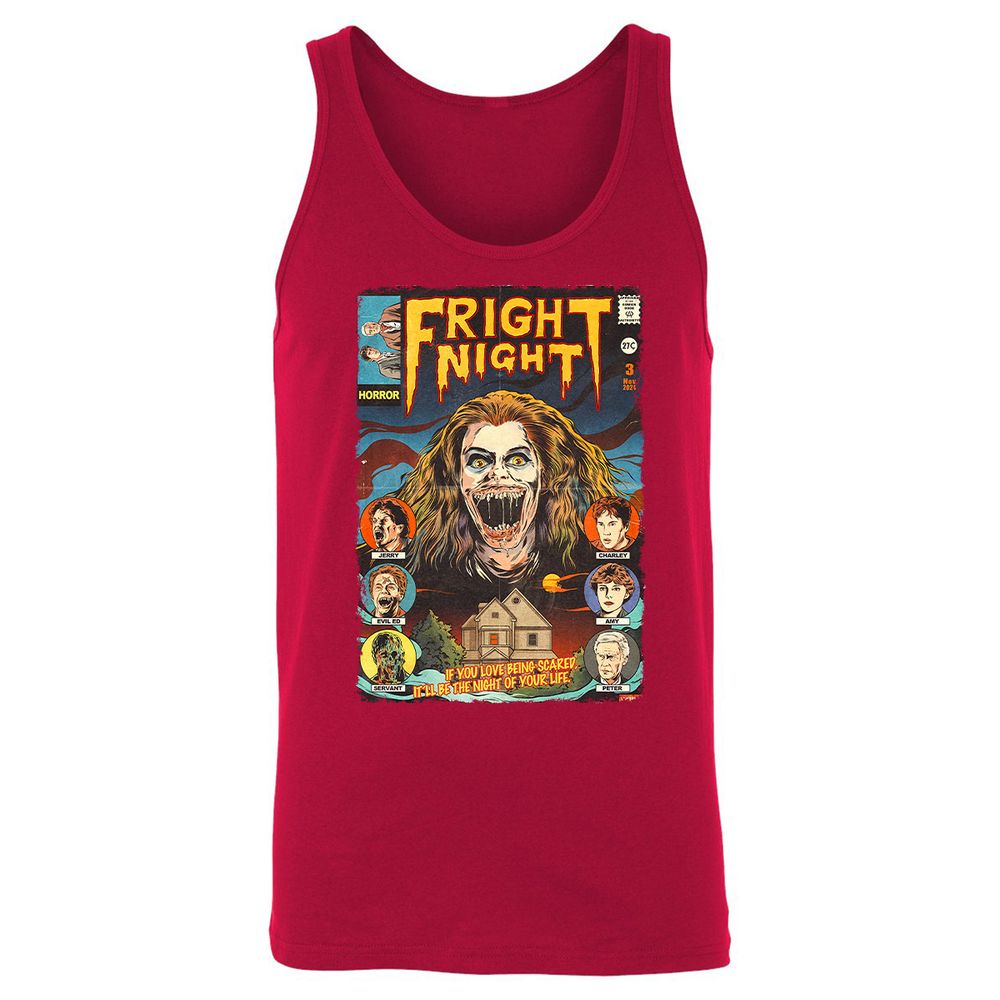 Unisex Jersey Tank - PHCYG8AF - Red - 11