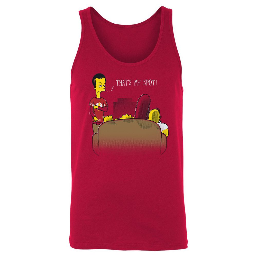 Unisex Jersey Tank - PAQDGV3M - Red - 11