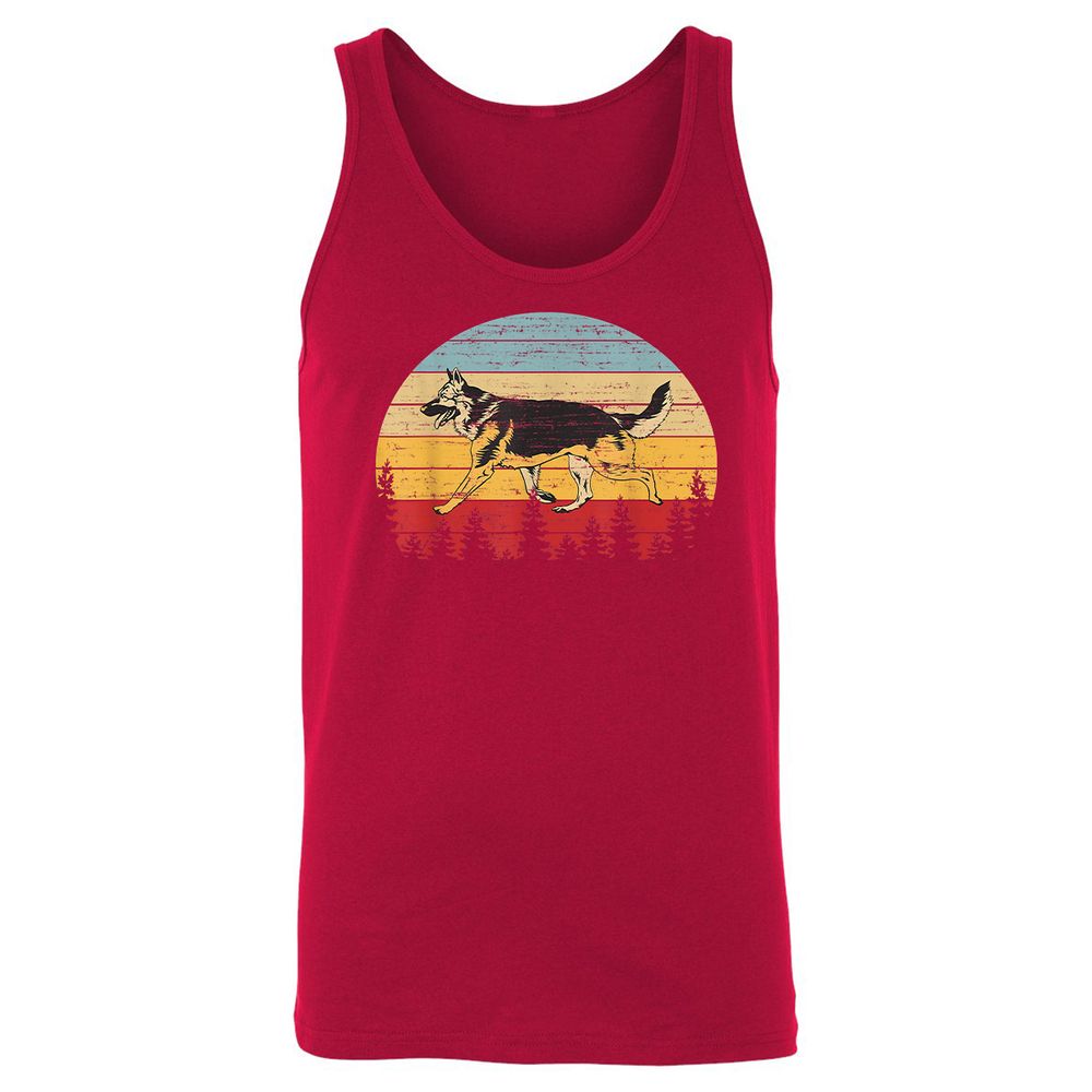 Unisex Jersey Tank - 7VJZY9SA - Red - 11