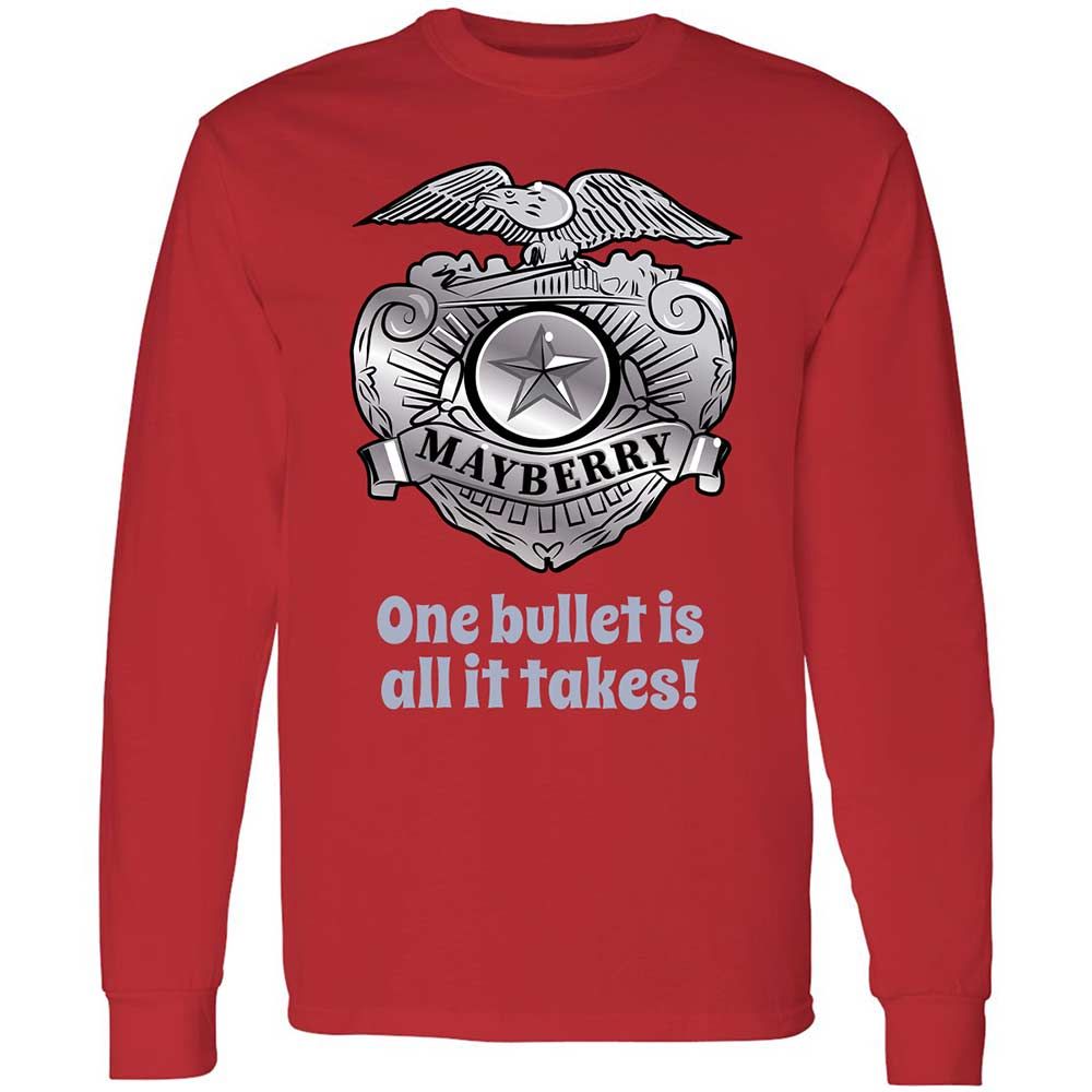 Long Sleeve T-Shirt - 7FZDRQZR - Red - 11