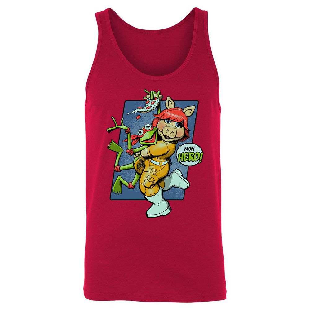 Unisex Jersey Tank - 3PT34J58 - Red - 11