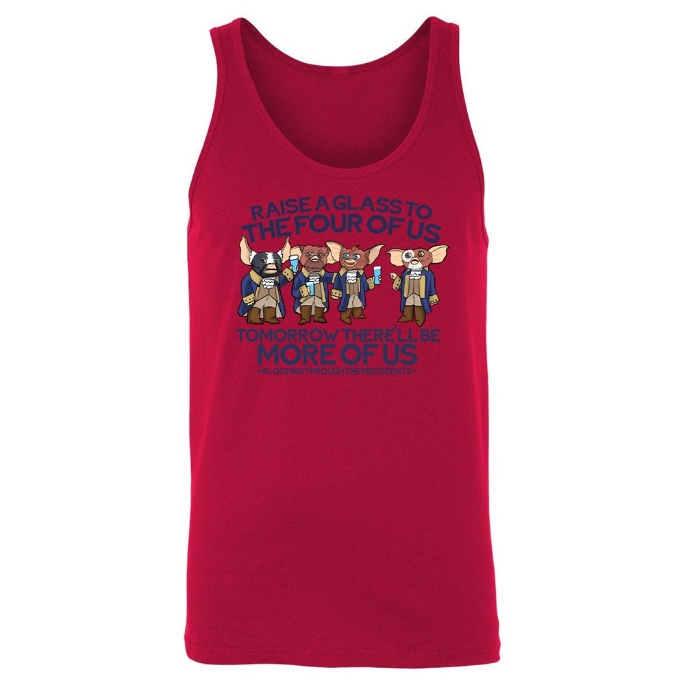 Unisex Jersey Tank - B8EBB3YV - Red - 11