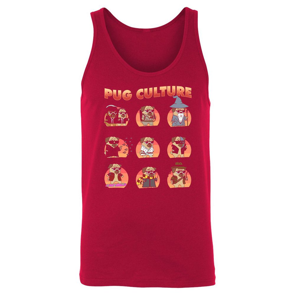 Unisex Jersey Tank - NGKKW8DQ - Red - 11