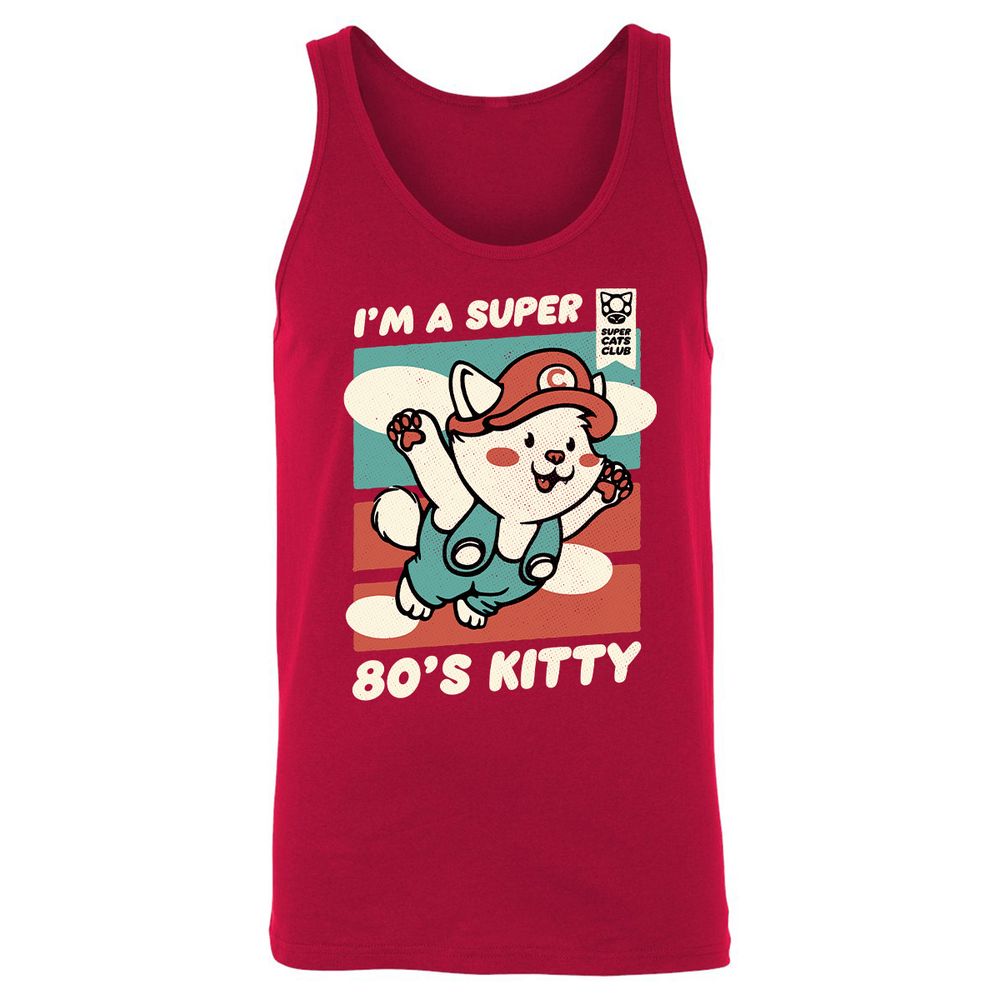 Unisex Jersey Tank - C48HFHZ4 - Red - 11