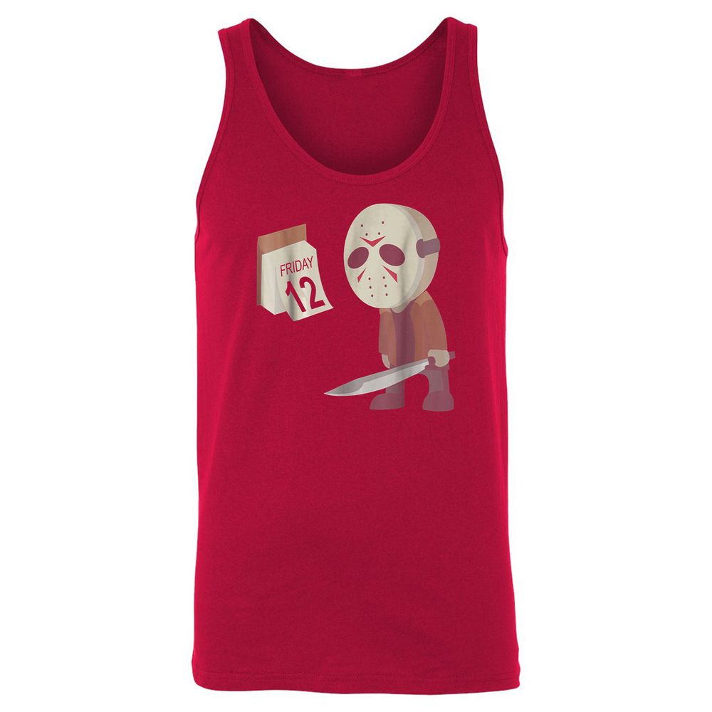 Unisex Jersey Tank - H5XMV5MV - Red - 11