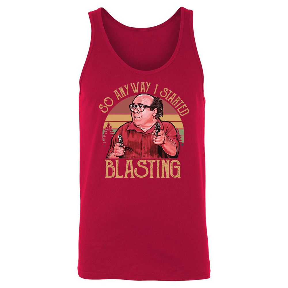 Unisex Jersey Tank - Q21TDNG7 - Red - 11