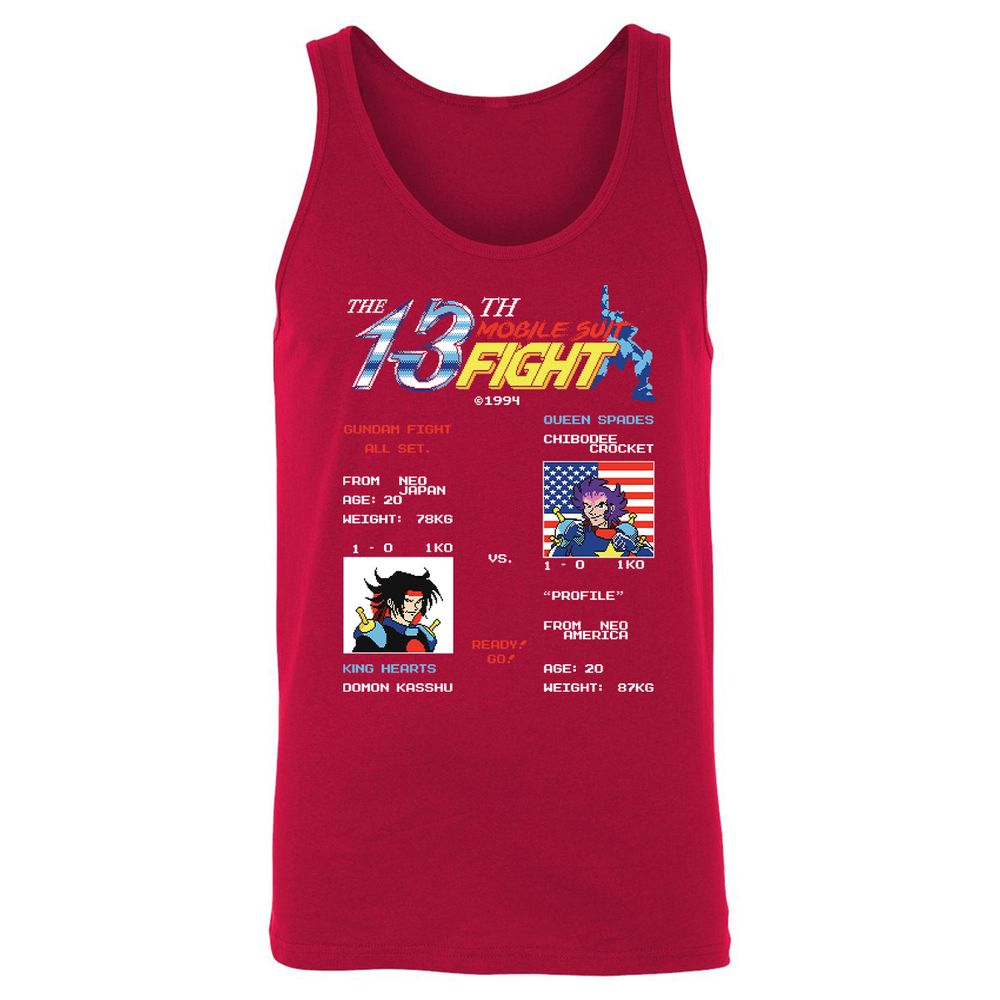 Unisex Jersey Tank - 2GW7JPRL - Red - 11