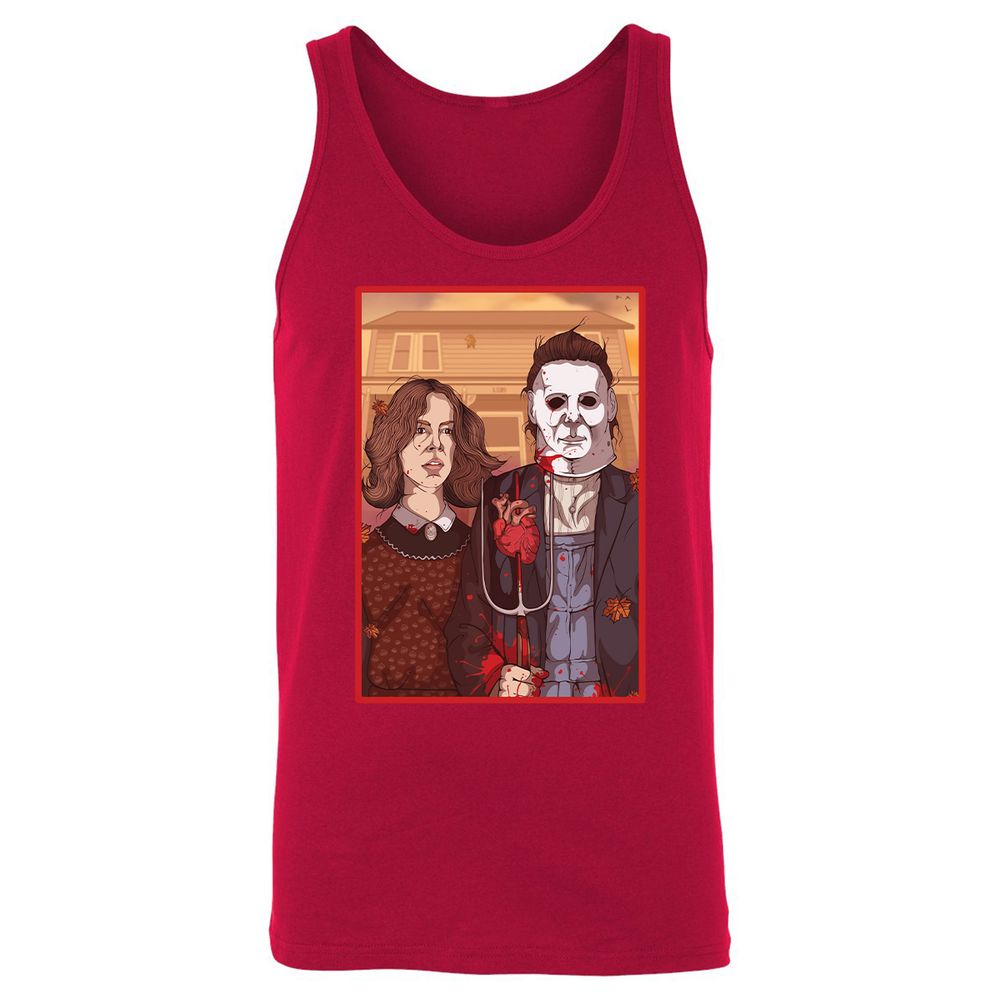 Unisex Jersey Tank - X5QHXGPX - Red - 11