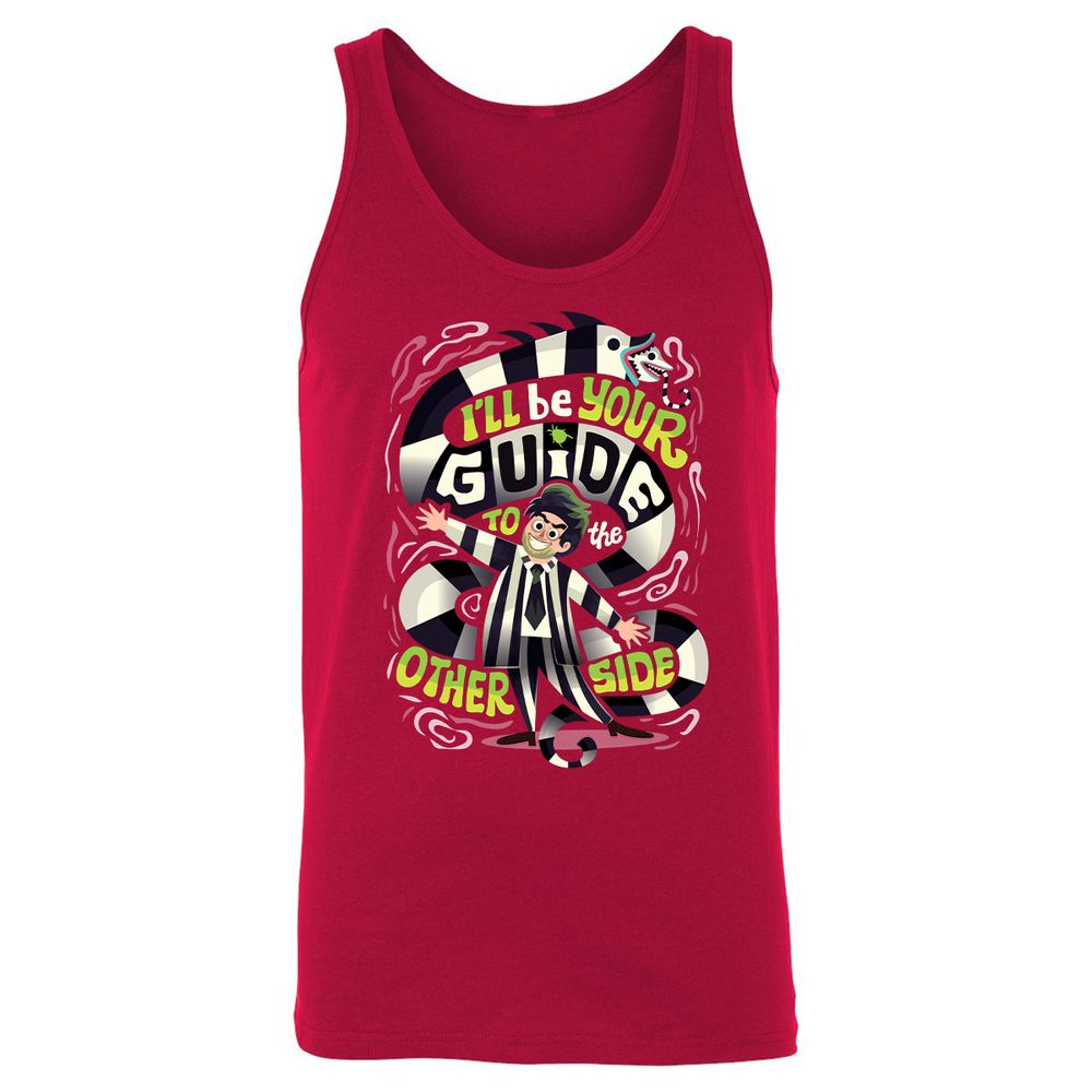 Unisex Jersey Tank - JLCDAPDJ - Red - 11