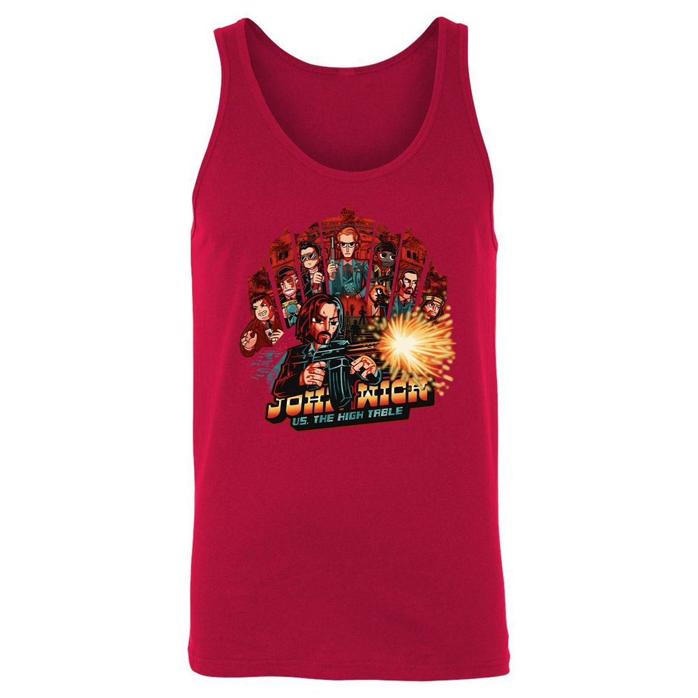 Unisex Jersey Tank - 9U78NA7X - Red - 11