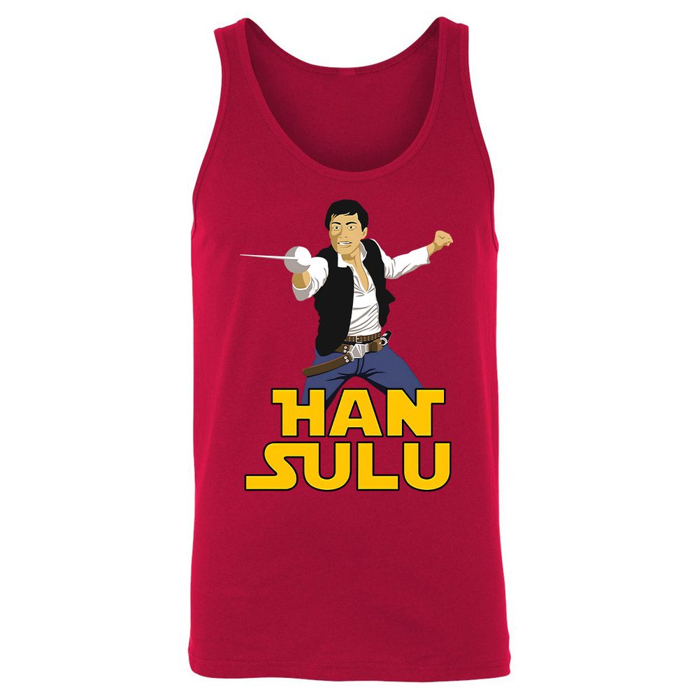 Unisex Jersey Tank - 78K6C1DM - Red - 11