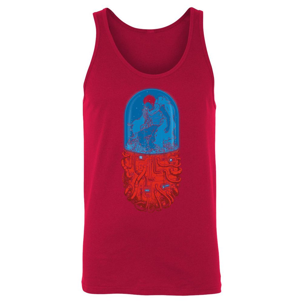 Unisex Jersey Tank - Z2N1Z2KW - Red - 11
