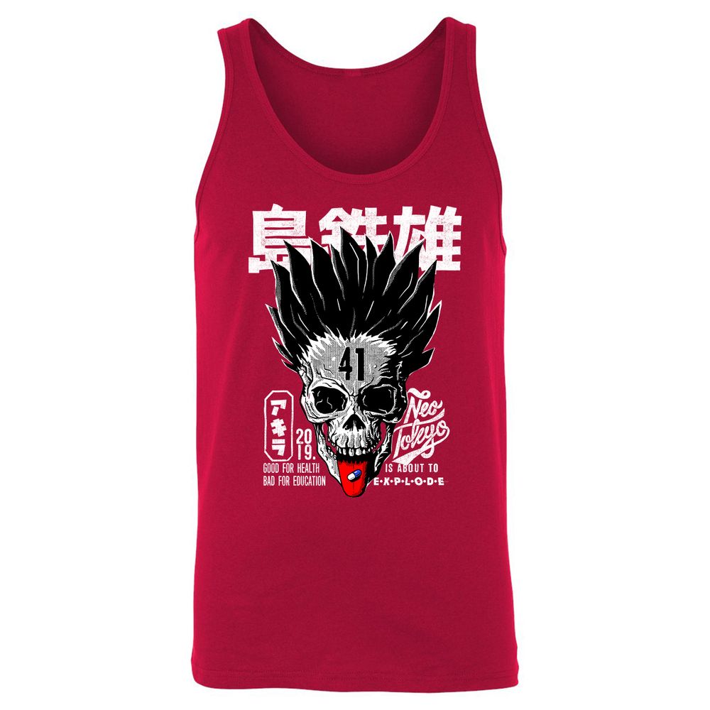 Unisex Jersey Tank - 69L4TF5X - Red - 11