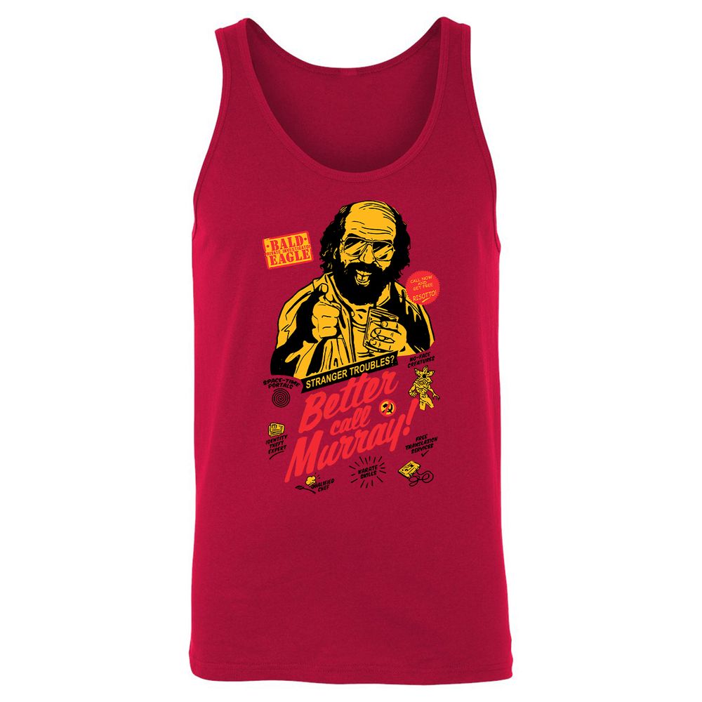Unisex Jersey Tank - Q8J67YAP - Red - 11