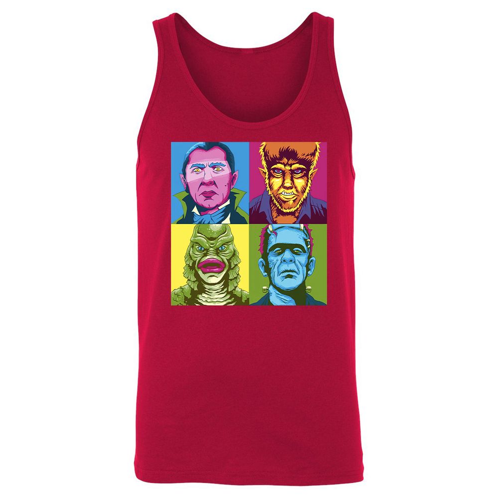 Unisex Jersey Tank - E517SMMQ - Red - 11